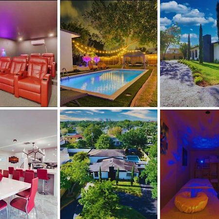 Villa Flaming House With Cinema, Pool & Chill Area Miami Exterior foto